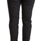 CYCLE Gray Mid Waist Slim Fit Skinny Cotton Trouser