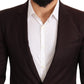 Dolce & Gabbana Bordeaux Wool MARTINI Slim Fit Suit