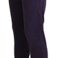 BENCIVENGA Elegant Purple Cotton Trousers