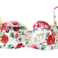 Dolce & Gabbana Elegant Floral Bikini Top – Summer Chic