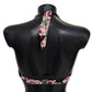 Dolce & Gabbana Elegant Black Floral Bikini Top