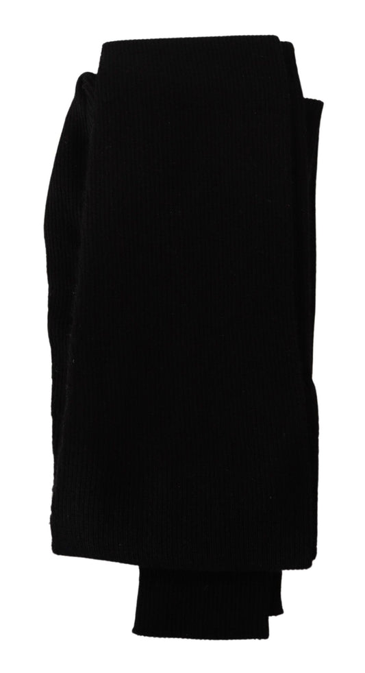 Dolce & Gabbana Elegant Black Cashmere Tights