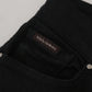 Dolce & Gabbana Chic Black Denim Pants – Timeless Elegance
