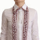 Dolce & Gabbana Elegant White Cotton Long Sleeve Polo Top