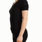 Dolce & Gabbana Elegant Black Cotton Short Sleeve Top