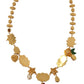 Dolce & Gabbana Gold Cartoon Love Star Boom Crystals Chain Necklace