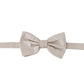 Dolce & Gabbana Exquisite Silk Gray Bow Tie
