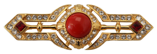 Dolce & Gabbana Elegant Gold-Plated Brooch Pin