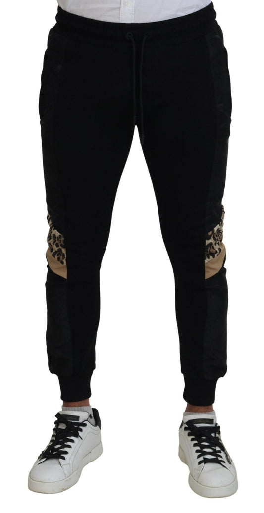 Dolce & Gabbana Elegant Black Jogger Pants for the Modern Man