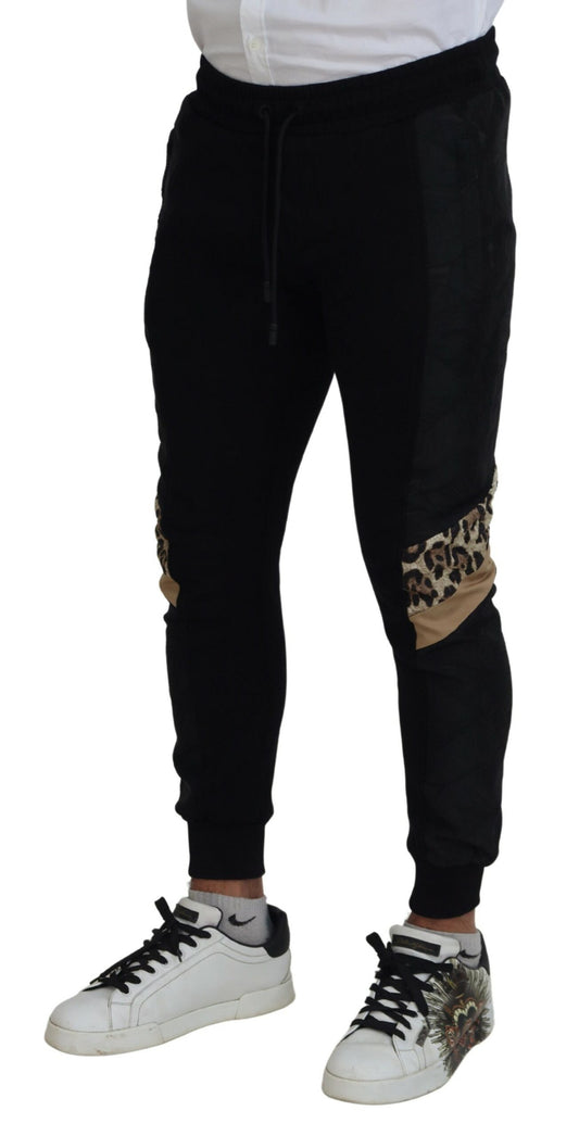 Dolce & Gabbana Elegant Black Jogger Pants for the Modern Man