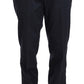 Romeo Gigli Two Piece 3 Button Cotton Blue Solid Suit