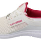 Philipp Plein White Pink Polyester Becky Sneakers Shoes