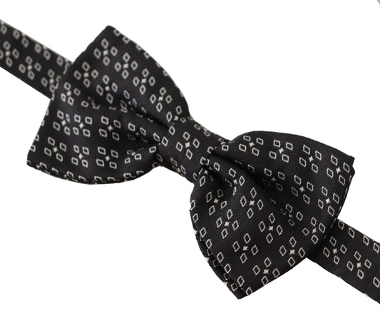 Dolce & Gabbana Elegant Polka Dot Silk Bow Tie