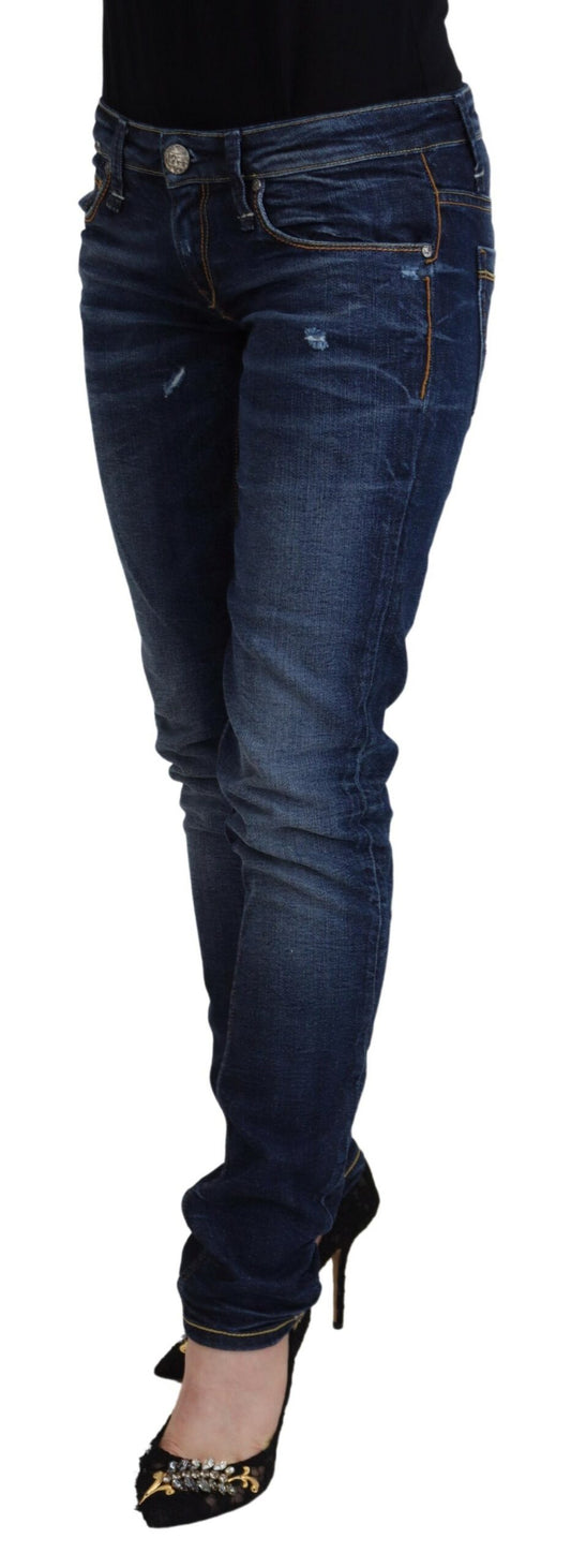 Acht Chic Low Waist Designer Skinny Jeans