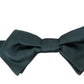 Dolce & Gabbana Elegant Green Silk Bow Tie
