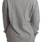 Dolce & Gabbana Gray #dgfamily Cotton Pullover Sweater