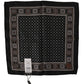 Dolce & Gabbana Black Silk Men Pocket Square Handkerchief Scarf