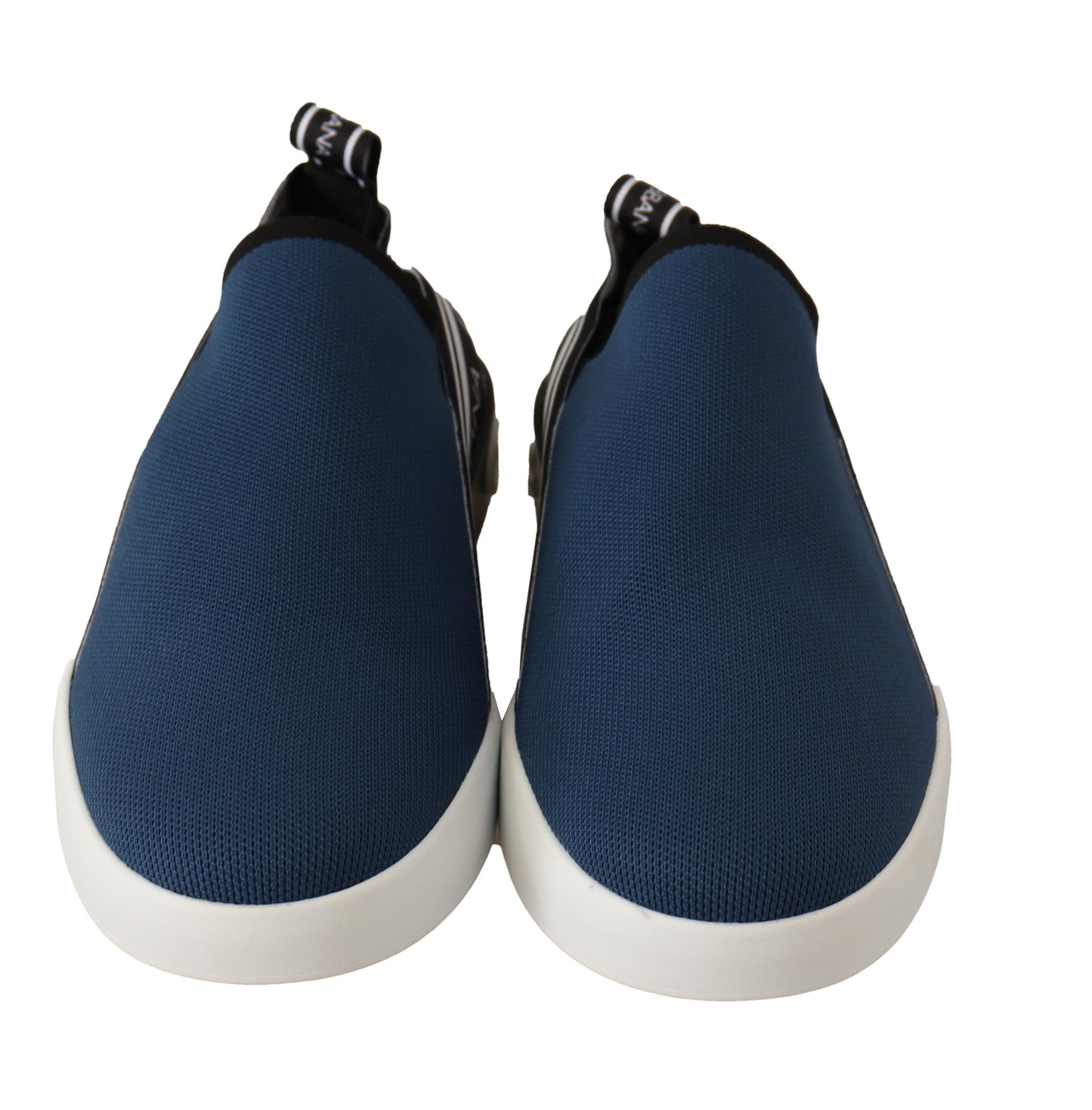 Dolce & Gabbana Elegant Blue & White Loafer Sneakers