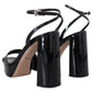 Prada Elevate Your Elegance with Glossy Black Heels