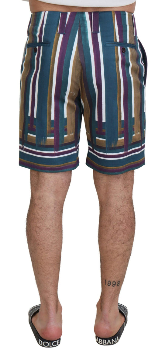Dolce & Gabbana Chic Multicolor Chino Shorts - Regular Fit