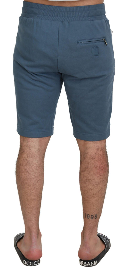 Dolce & Gabbana Elegant Blue Bermuda Shorts - Regular Fit