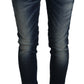 Acht Chic Blue Washed Skinny Low Waist Jeans