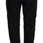 CYCLE Chic Tapered Black Cotton Pants