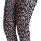 Dolce & Gabbana Multicolor Patterned Cropped High Waist Pants