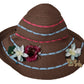 Dolce & Gabbana Elegant Floppy Straw Hat with Floral Accents
