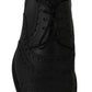 Dolce & Gabbana Elegant Bordeaux Wingtip Derby Dress Shoes
