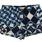 Dolce & Gabbana Blue Majolica Print Polyester Swimwear