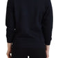 Philippe Model Chic Black Printed Cotton Sweater