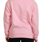 Philippe Model Elegant Pink Long Sleeve Pullover Sweater