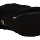 Dolce & Gabbana Elegant Black Mid-Calf Viscose Boots