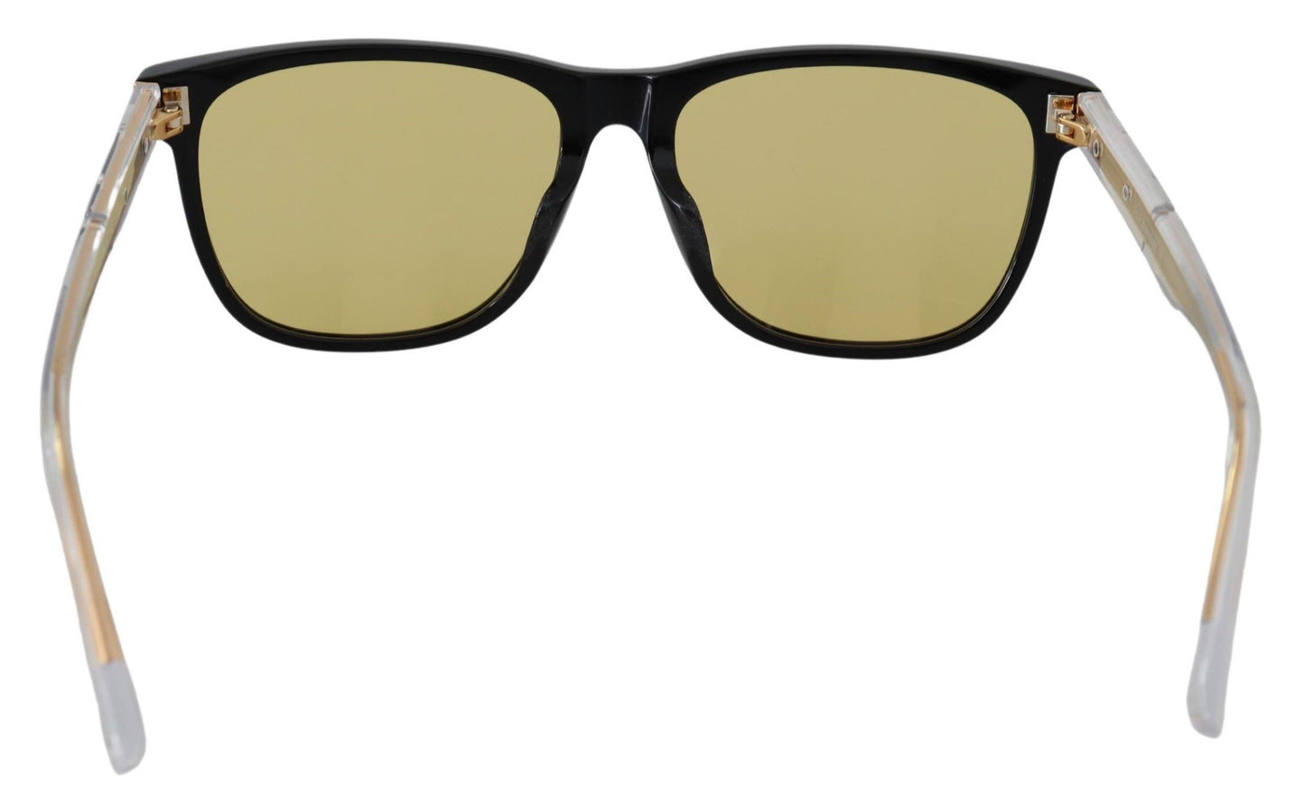 Diesel Black Frame DL0330-D 01E 57 Yellow Transparent Lenses Sunglasses