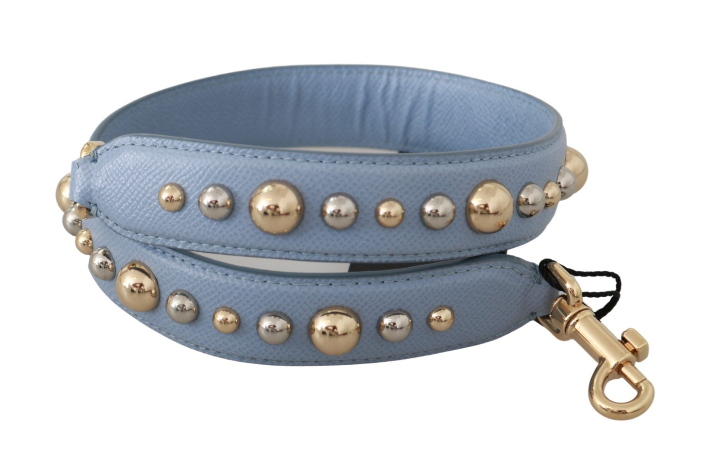 Dolce & Gabbana Elegant Blue Leather Shoulder Strap