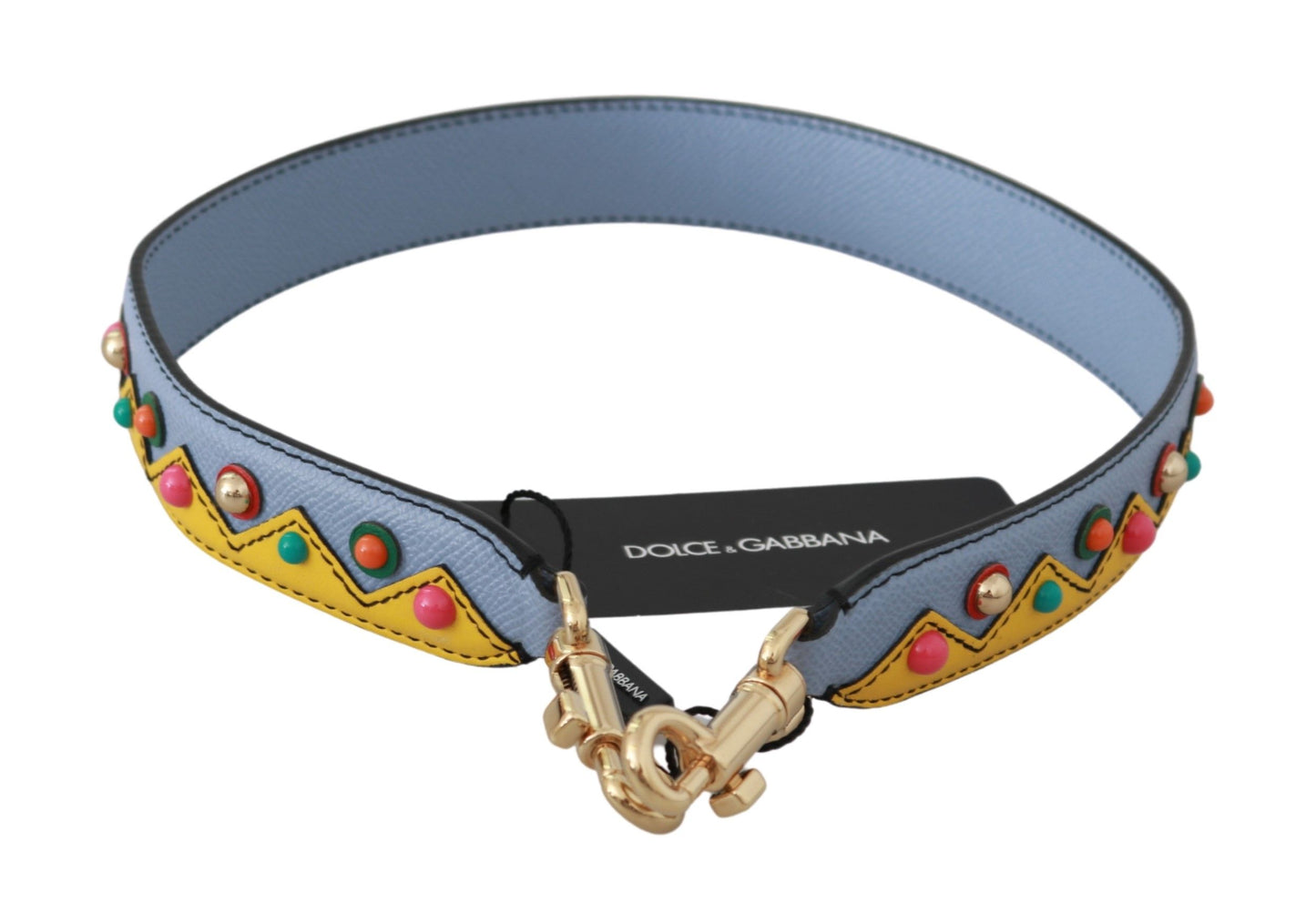 Dolce & Gabbana Multicolor Leather Shoulder Strap Accessory