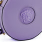 Versace Elegant Purple Round Shoulder Bag