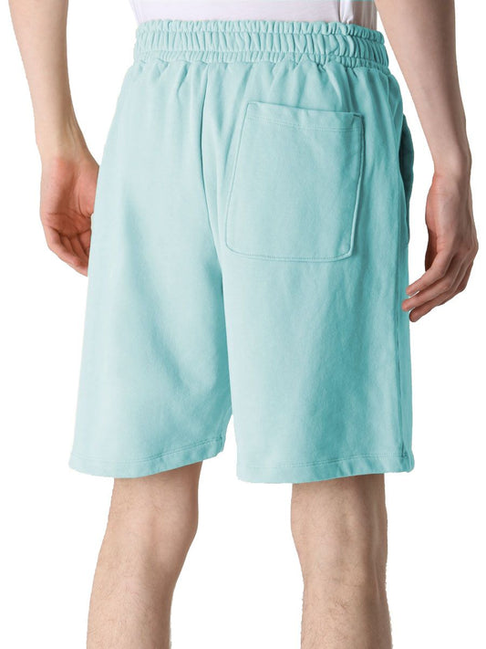 Comme Des Fuckdown Chic Light Blue Bermuda Shorts with Logo