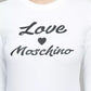 Love Moschino Chic Long-Sleeved Logo Cotton Tee