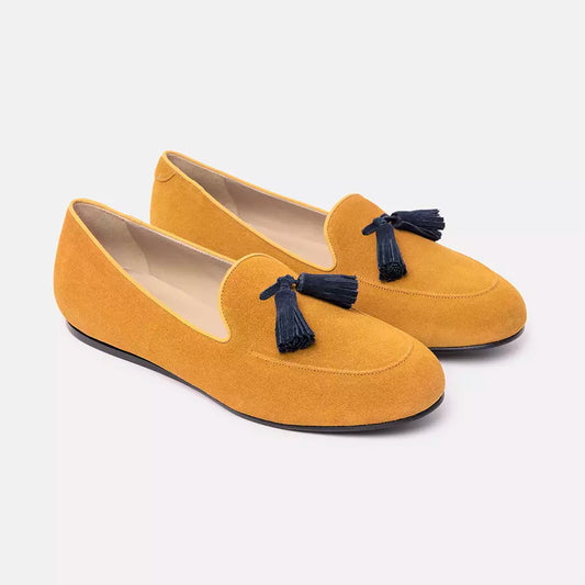 Charles Philip Yellow Leather Loafer
