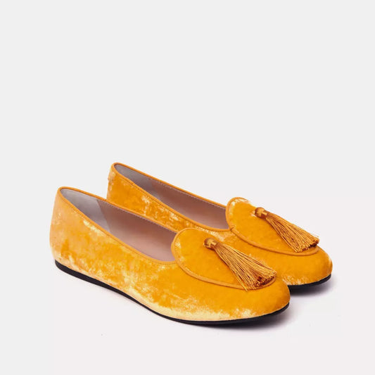 Charles Philip Yellow Leather Moccasin