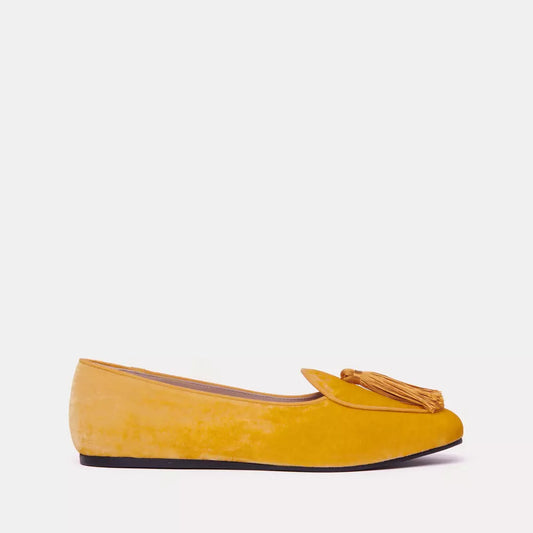 Charles Philip Yellow Leather Moccasin