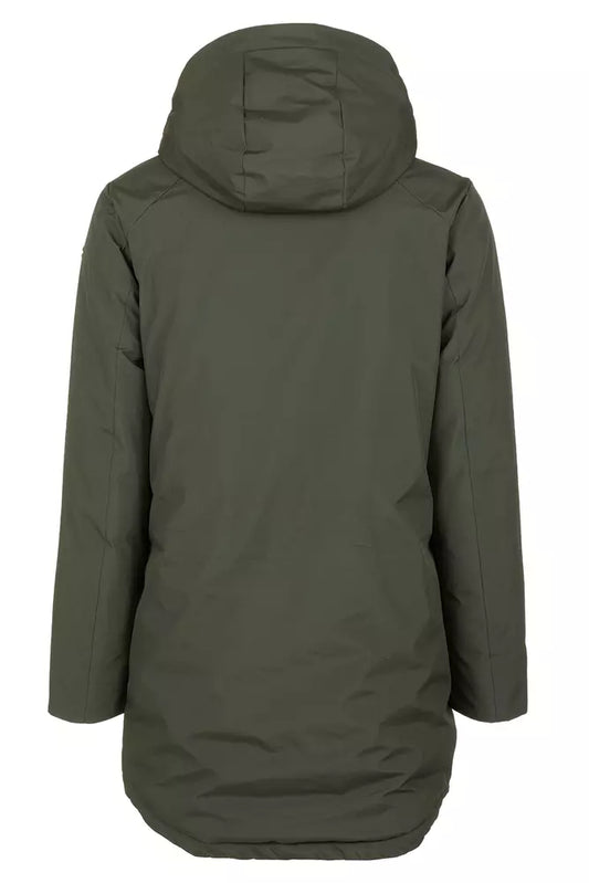 Fred Mello Chic Green Technical Fabric Jacket