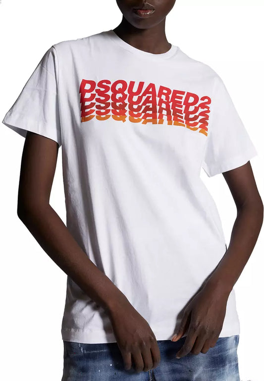 Dsquared² Elevated Casual Cotton Tee with Signature Appeal