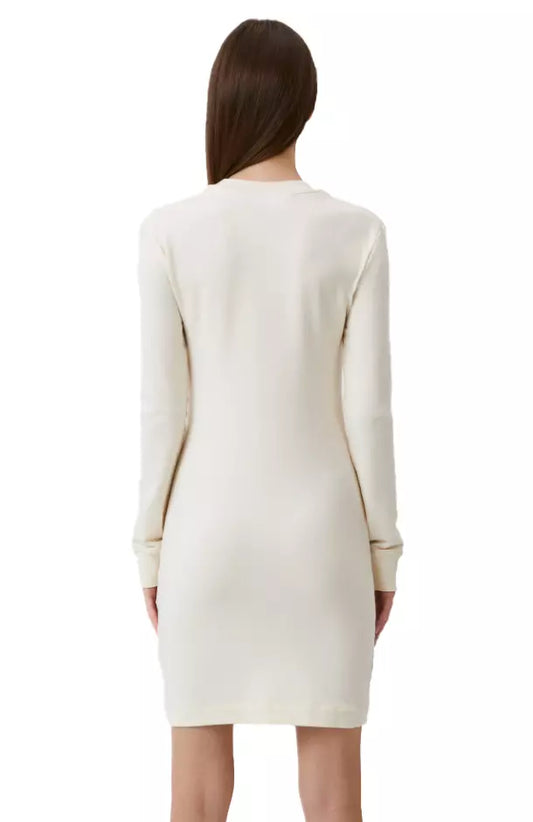Love Moschino White Cotton Dress