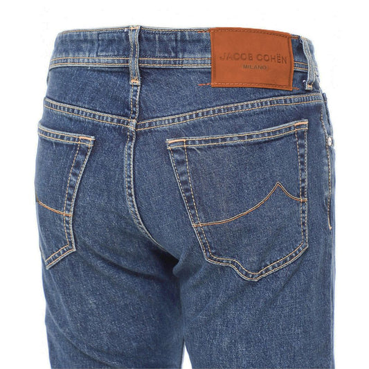 Jacob Cohen Sleek Slim Fit Stretch Cotton Jeans