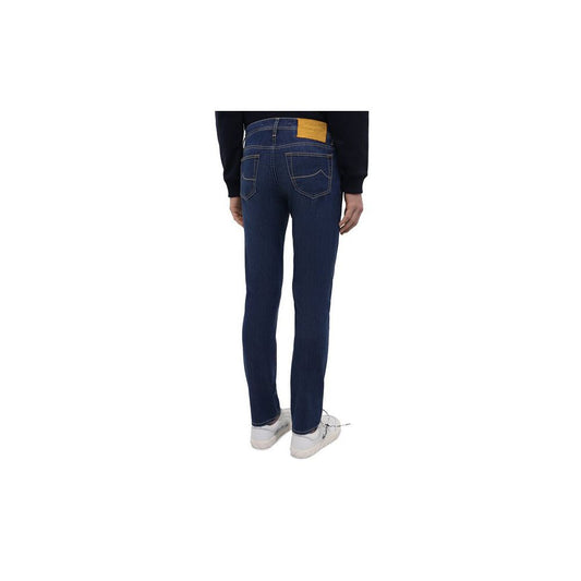 Jacob Cohen Sophisticated Slim Fit Dark Blue Denim Jeans