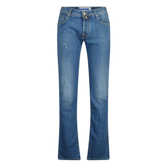 Jacob Cohen Sleek Blue Slim Fit Designer Jeans