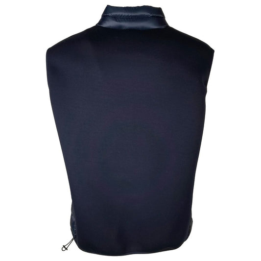 Centogrammi Elegant Dark Blue Nylon Quilted Vest